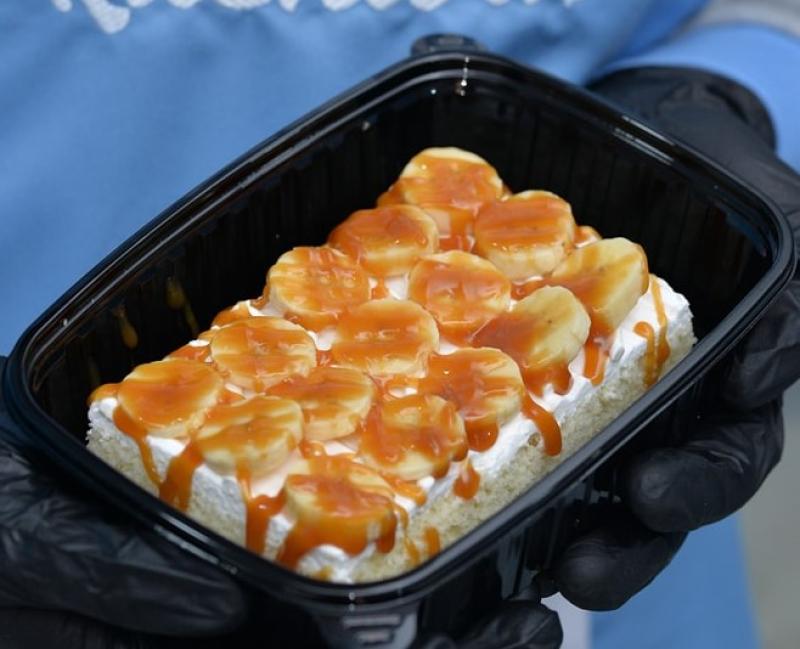 قشطوطة موز وكراميل