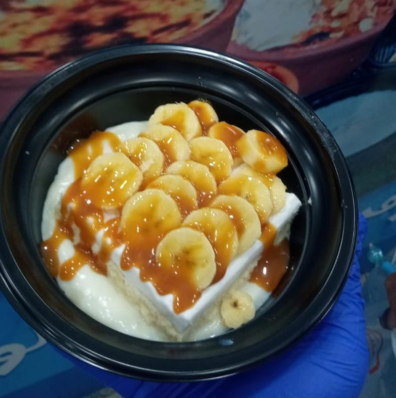 قطقوطة موز وكراميل