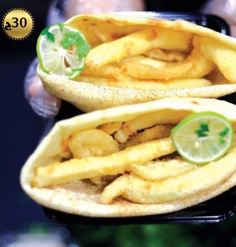 ساندوتش سبيط وسط - Medium Squid Sandwich