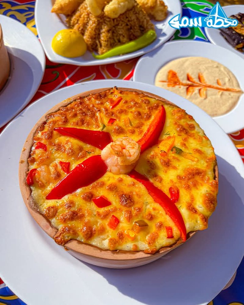 مكرونة سي فود أبيض وسط - Medium Seafood Pasta White