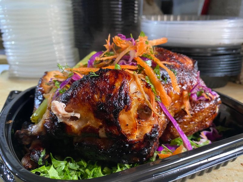 فرخة شيش على الفحم – Grilled Whole Chicken (L)